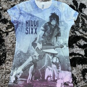 Motley Crue NIKKI SIXX final tour official merchandise T shirt